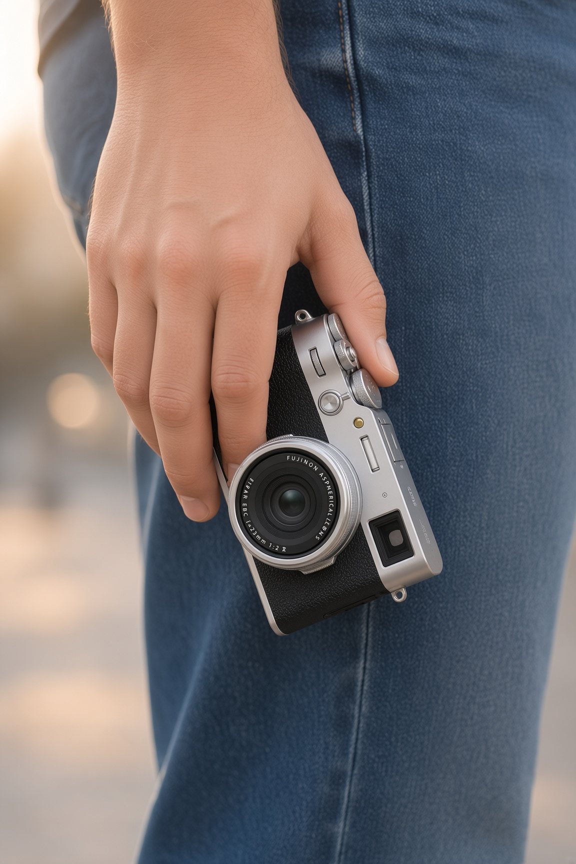 The camera carried at the hip